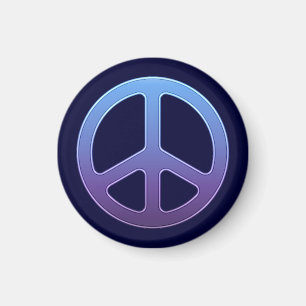 Imã Sinal de Paz Azul