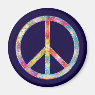 Imã Sinal de Paz Colorido