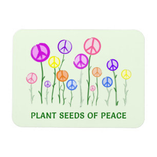 Ímã Sinal de Paz Flores