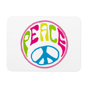 Ímã Sinal de Paz Hippie
