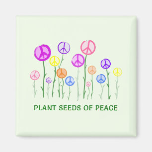 Imã Sinal de Paz Magnet das Flores