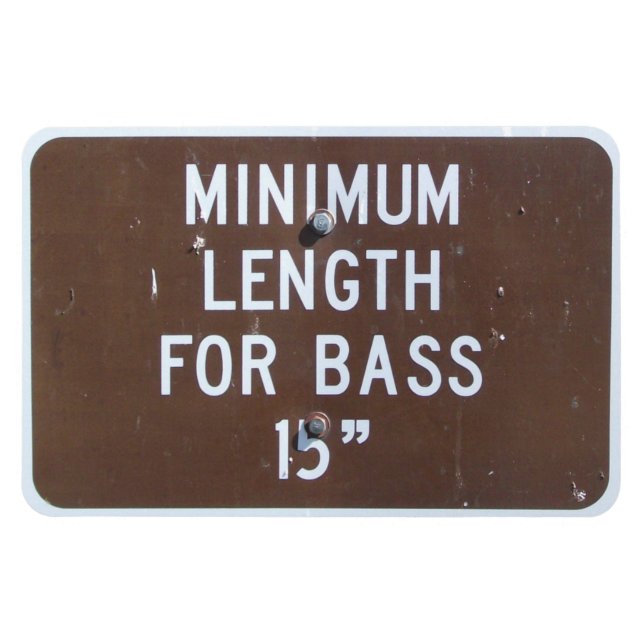 Ímã Sinal De Pesca, Comprimento Mínimo Do Baixo (Horizontal)