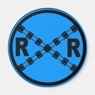 Imã Sinal de rua do tráfego de estrada de ferro