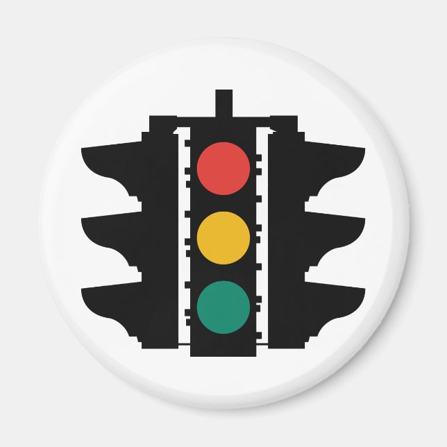 Imã Sinal de Rua Traffic Lights (Frente)