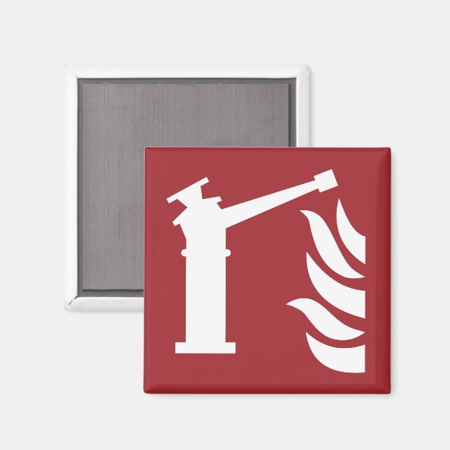 Imã Sinal de segurança do monitor de incêndio (Front/Back)