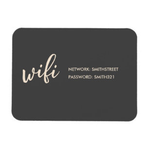 Ímã Sinal de Senha WIFI