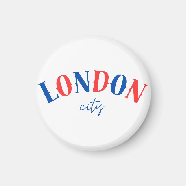 Imã Sinal de tipografia de Londres 1 (Frente)