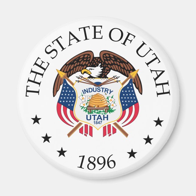 Imã Sinal de Utah (Frente)