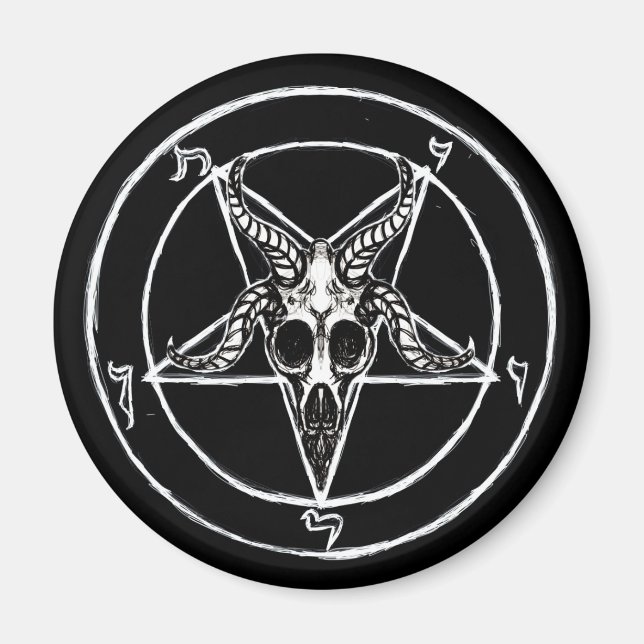 Imã Sinal do ímã Baphomet (Frente)