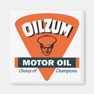 Imã Sinal do óleo de motor de Oilzum do vintage