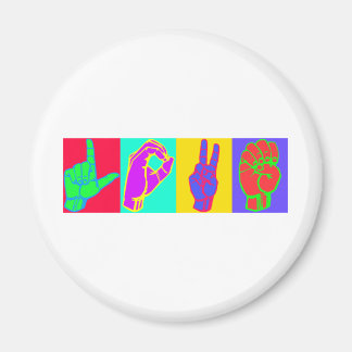 Imã Sinal Idioma LOVE