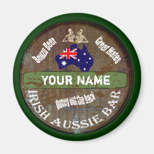 Imã Sinal irlandês personalizado do bar