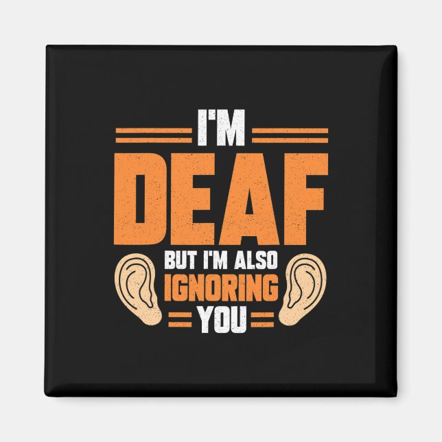 Imã Sinal Linguagem Intérprete-Mão Asl Sensibilização  (Frente)