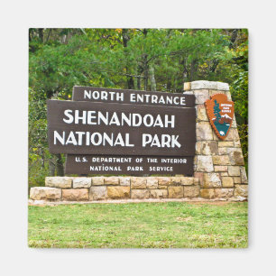 Imã Sinal norte da entrada do parque nacional de