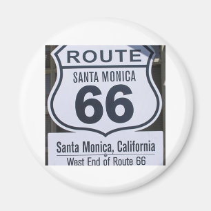 Imã Sinal oficial Santa Monica da extremidade da rota