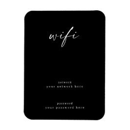Ímã Sinal Wifi para a sala de convidados 4x6 Framable