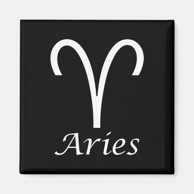Imã Sinal Zodiac "Aries" (Frente)