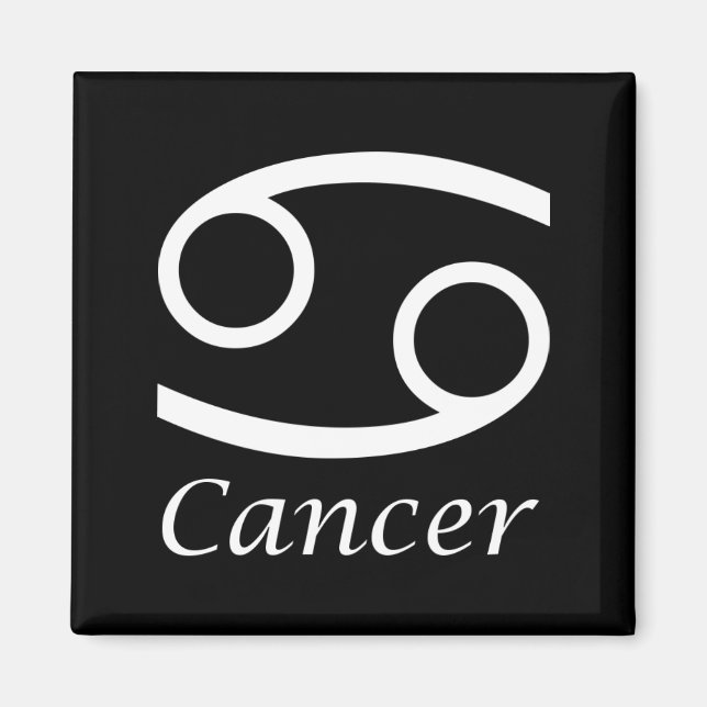 Imã Sinal Zodiac "Cancer" (Frente)