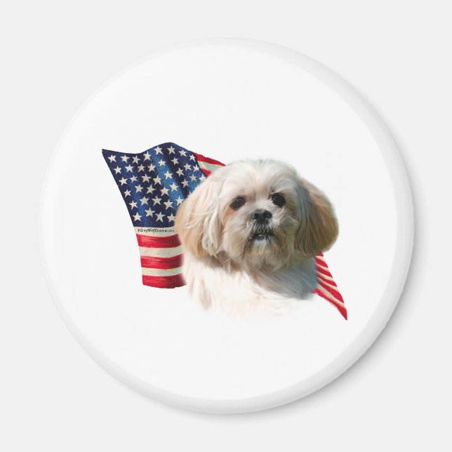 Imã Sinalizador Apso Lhasa (Frente)