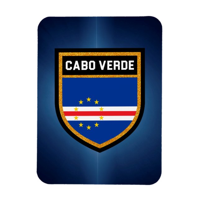 Ímã Sinalizador Cabo Verde (Vertical)