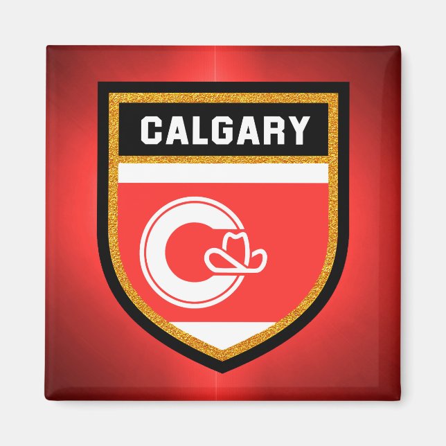Imã Sinalizador Calgary (Frente)