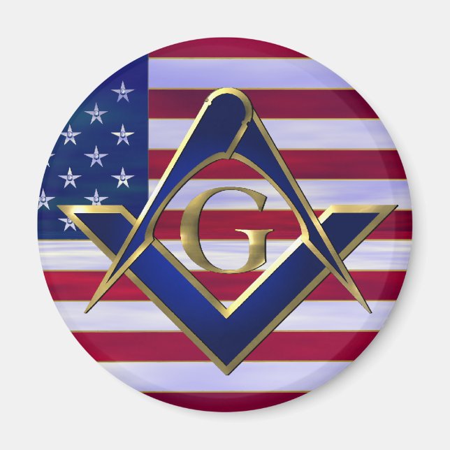 Imã Sinalizador com quadrados e bússolas (Frente)