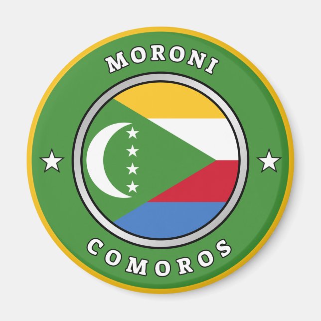Imã Sinalizador Comores (Frente)