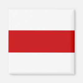 Imã Sinalizador da Bielorrússia (Vermelho e Branco)