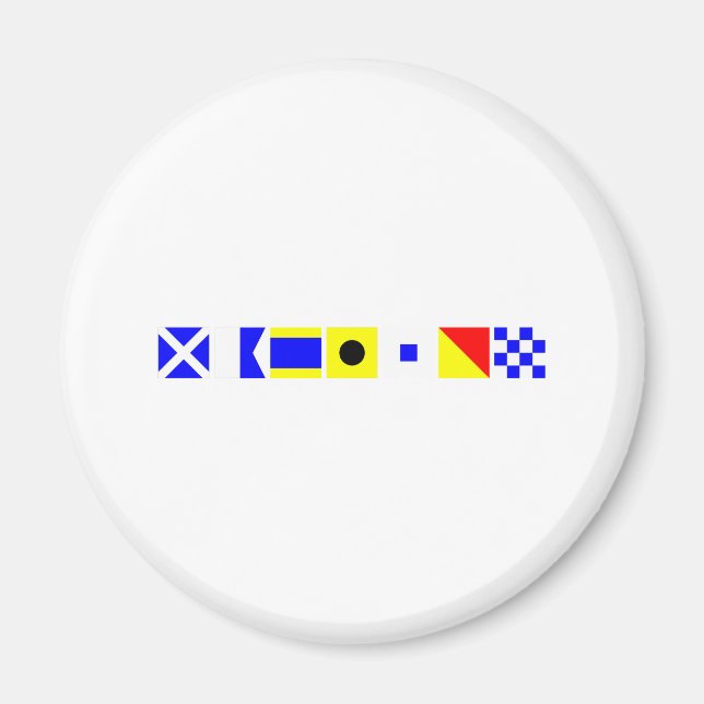 Imã Sinalizador de código Madison (Frente)