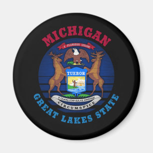 IMÃ SINALIZADOR DE ESTADO DO EXCELENTE MICHIGAN