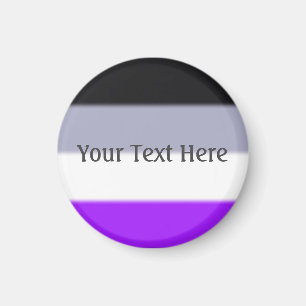 Imã Sinalizador de Orgulho Asexual de Queda