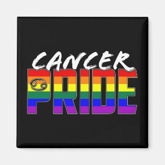 Imã Sinalizador de Orgulho de Cancer LGBT Sinal de Zod