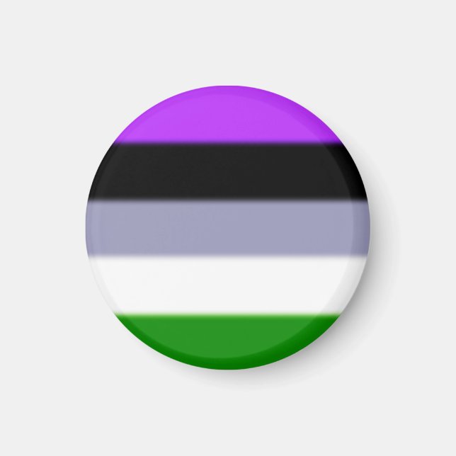 Imã Sinalizador de Orgulho do Genderqueer de Falln (Frente)