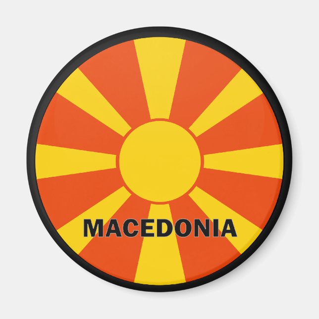 Imã Sinalizador de qualidade da rocha da Macedônia (Frente)