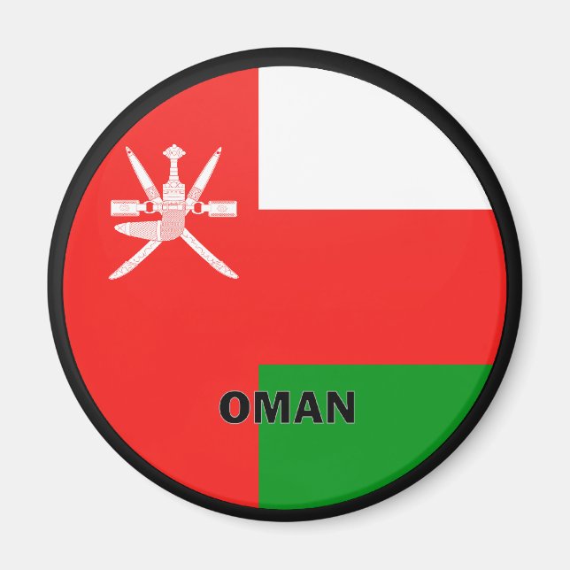 Imã Sinalizador de qualidade da Roundel Oman (Frente)