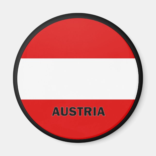 Imã Sinalizador de qualidade do Roundel da Áustria (Frente)