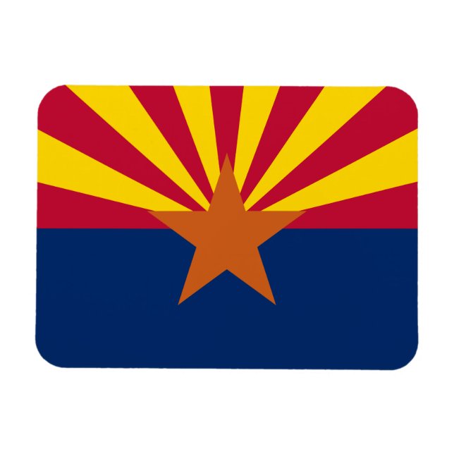 Ímã Sinalizador do Estado da arizona (Horizontal)