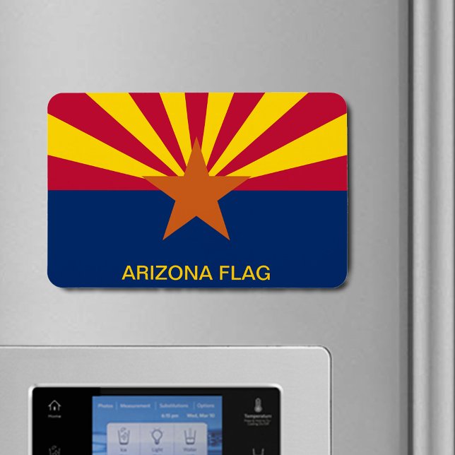 Ímã Sinalizador do Estado da arizona (Arizona State Flag Flexible Magnet)