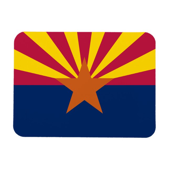 Ímã Sinalizador do Estado da arizona (Horizontal)