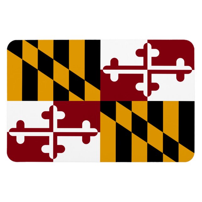 Ímã Sinalizador do Estado de Maryland (Horizontal)