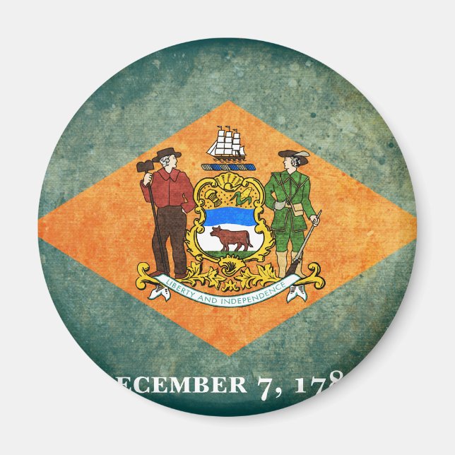 Imã Sinalizador do Estado Delaware (Frente)