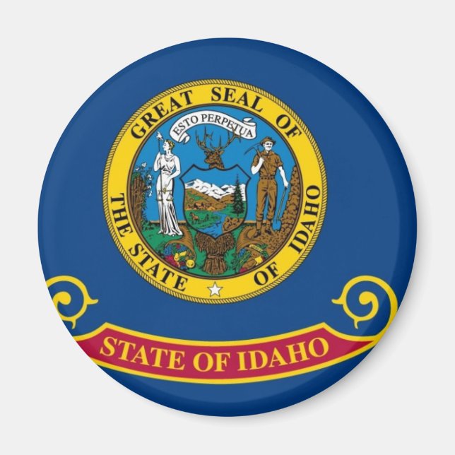 Imã Sinalizador do Estado Idaho (Frente)