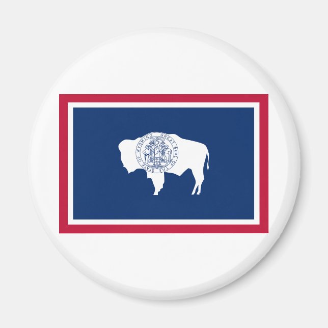 Imã Sinalizador do Estado Wyoming (Frente)