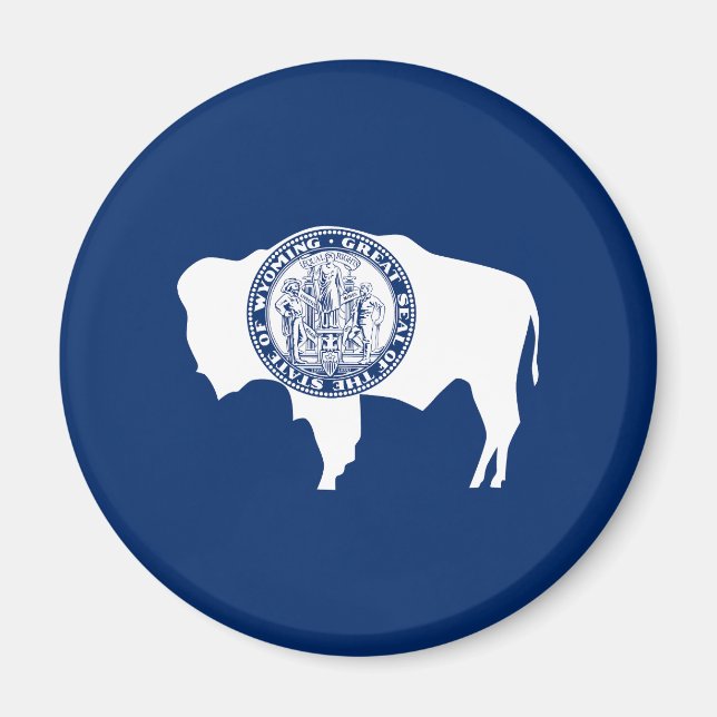 Imã Sinalizador do Estado Wyoming (Frente)