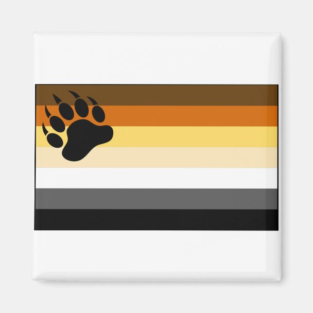 Imã Sinalizador do Orgulho do gay Bear (Frente)