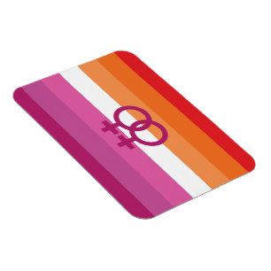 Ímã Sinalizador do Orgulho Lésbico WLW