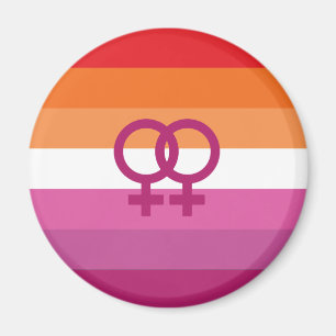 Imã Sinalizador do Orgulho Lésbico WLW (Sunset)