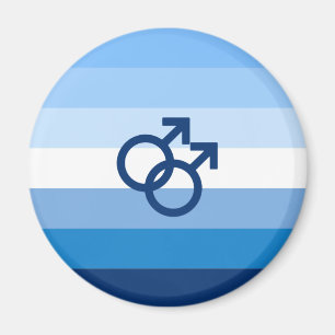 Imã Sinalizador do Orgulho Mmasculino do Gay MLM