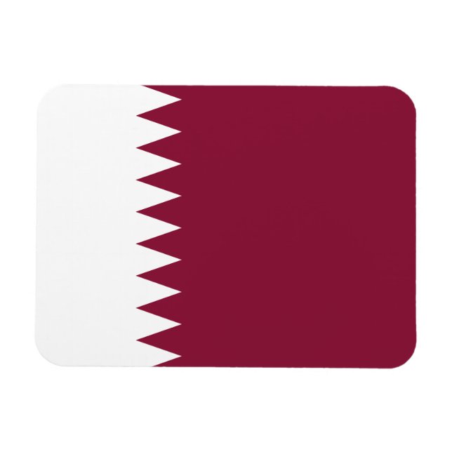 Ímã Sinalizador do Qatar (Horizontal)