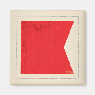 Imã Sinalizador do sinal "B" na letra náutica